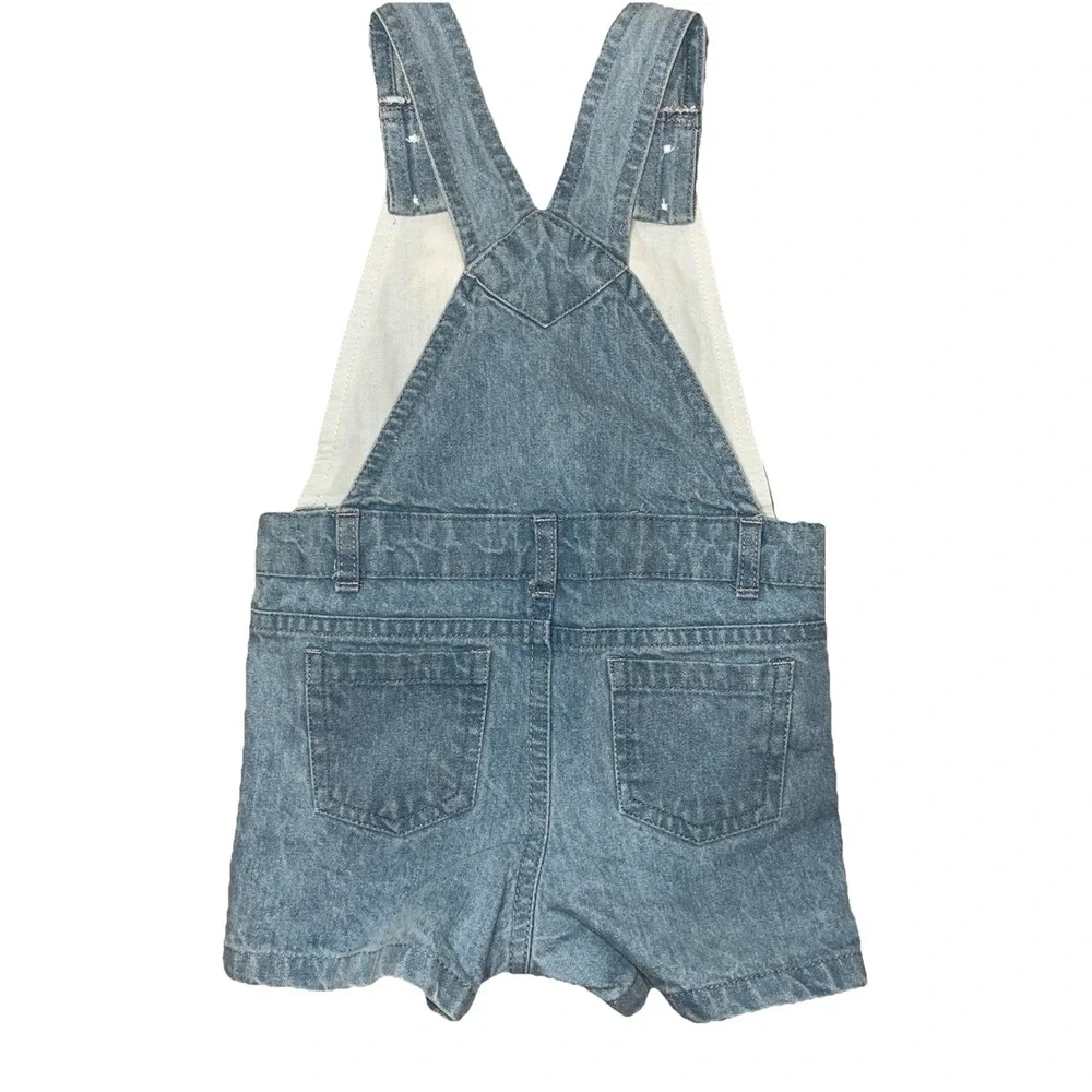 Bunny Denim Overalls‎ Size 12 Months